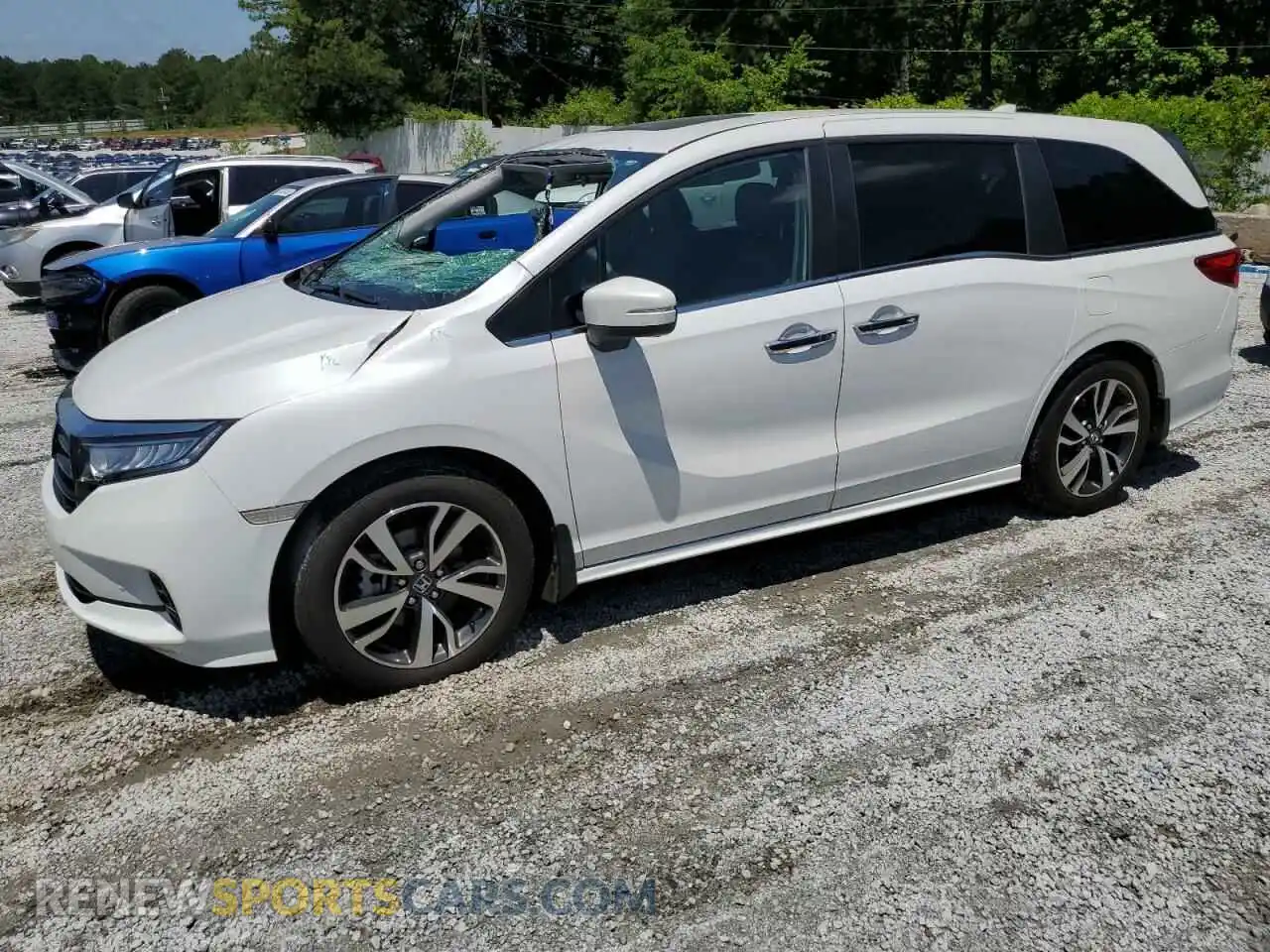 1 Photograph of a damaged car 5FNRL6H84PB071841 HONDA ODYSSEY 2023
