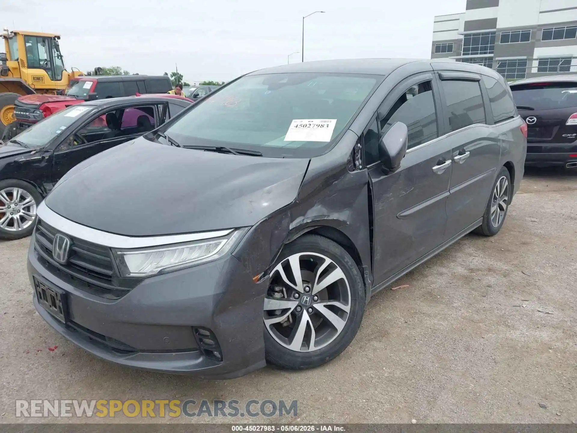 2 Photograph of a damaged car 5FNRL6H85PB021367 HONDA ODYSSEY 2023