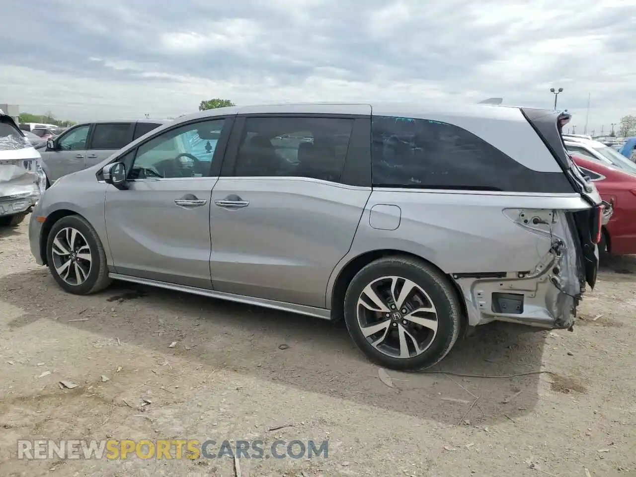 2 Photograph of a damaged car 5FNRL6H85PB028013 HONDA ODYSSEY 2023