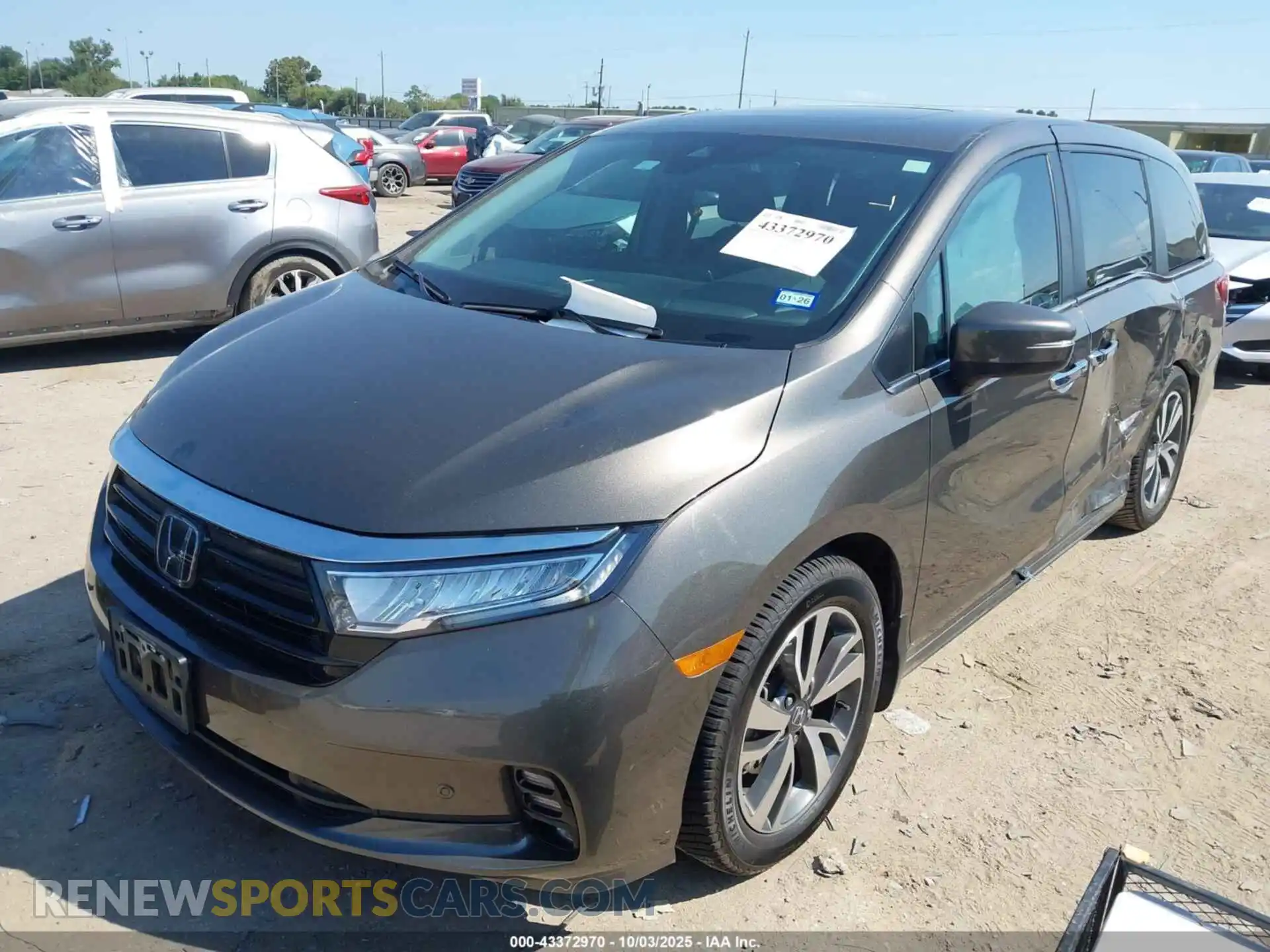 2 Photograph of a damaged car 5FNRL6H85PB034832 HONDA ODYSSEY 2023