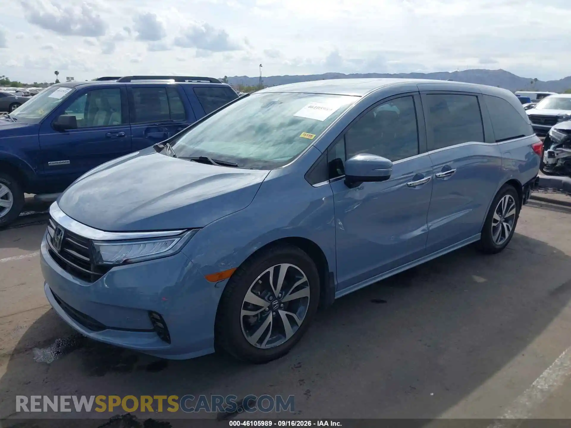 2 Фотография поврежденного автомобиля 5FNRL6H85PB057639 HONDA ODYSSEY 2023