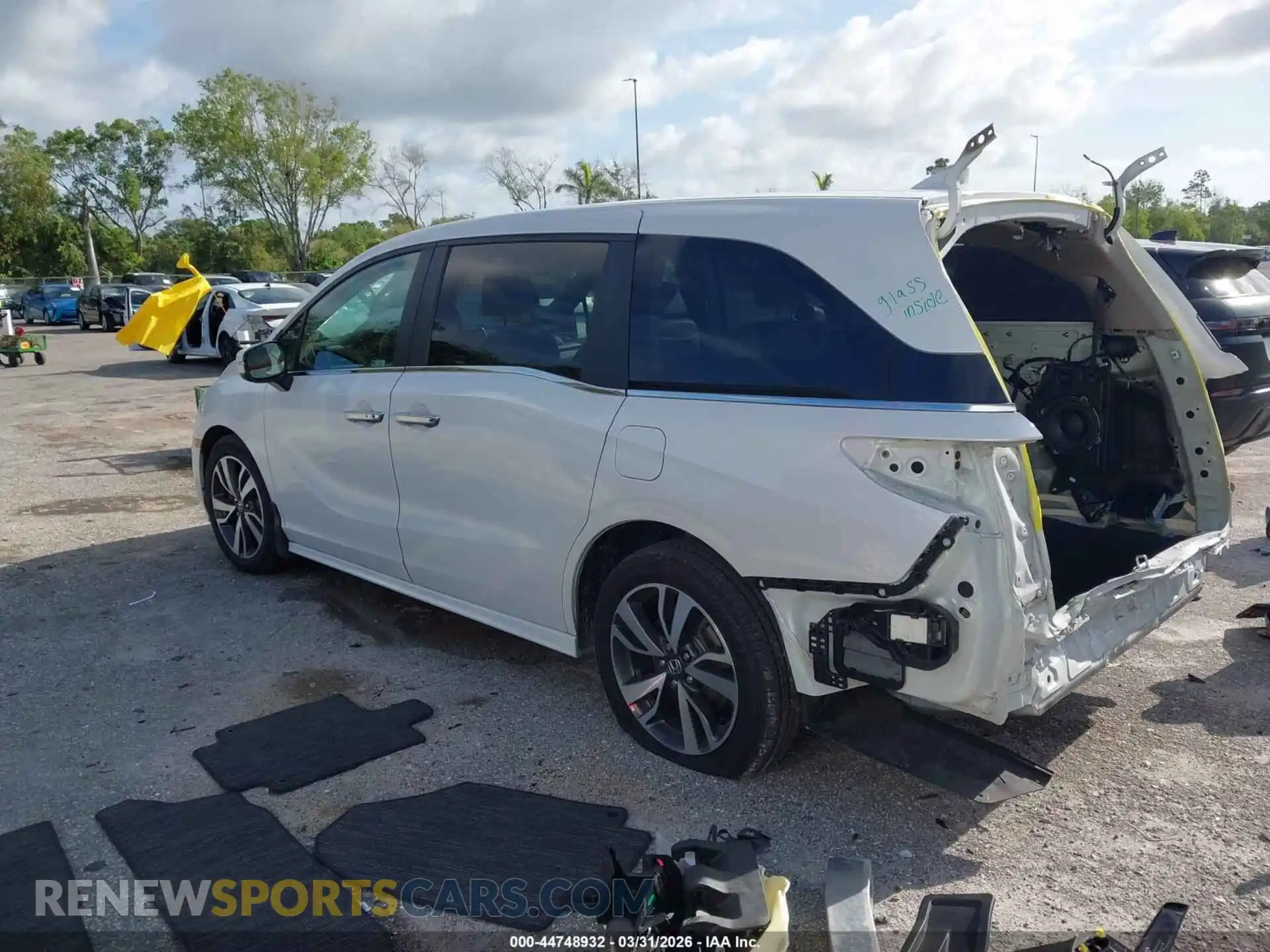 3 Фотография поврежденного автомобиля 5FNRL6H85PB073226 HONDA ODYSSEY 2023