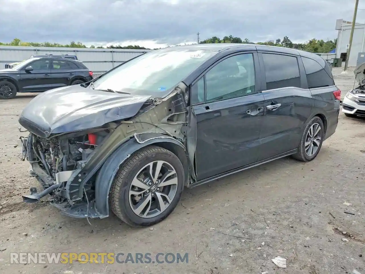 1 Photograph of a damaged car 5FNRL6H86PB012841 HONDA ODYSSEY 2023