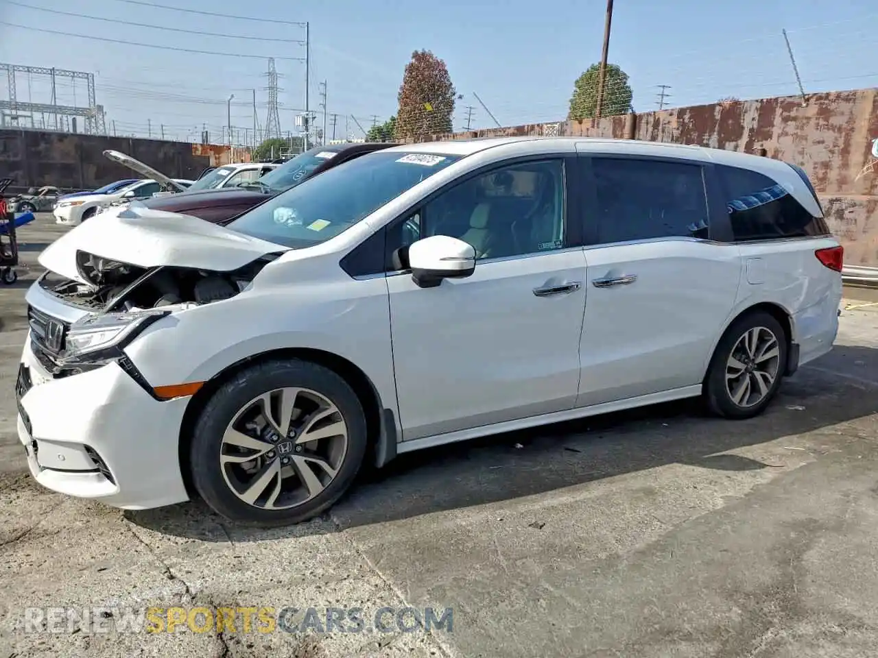 1 Photograph of a damaged car 5FNRL6H86PB018123 HONDA ODYSSEY 2023