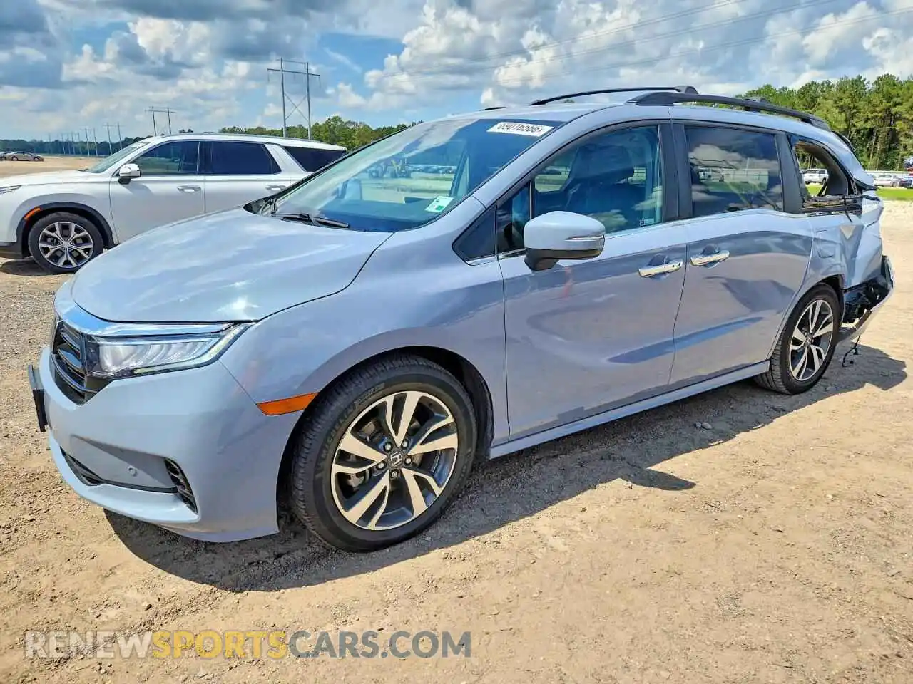 1 fotografías del automóvil dañado 5FNRL6H86PB018865 HONDA ODYSSEY 2023