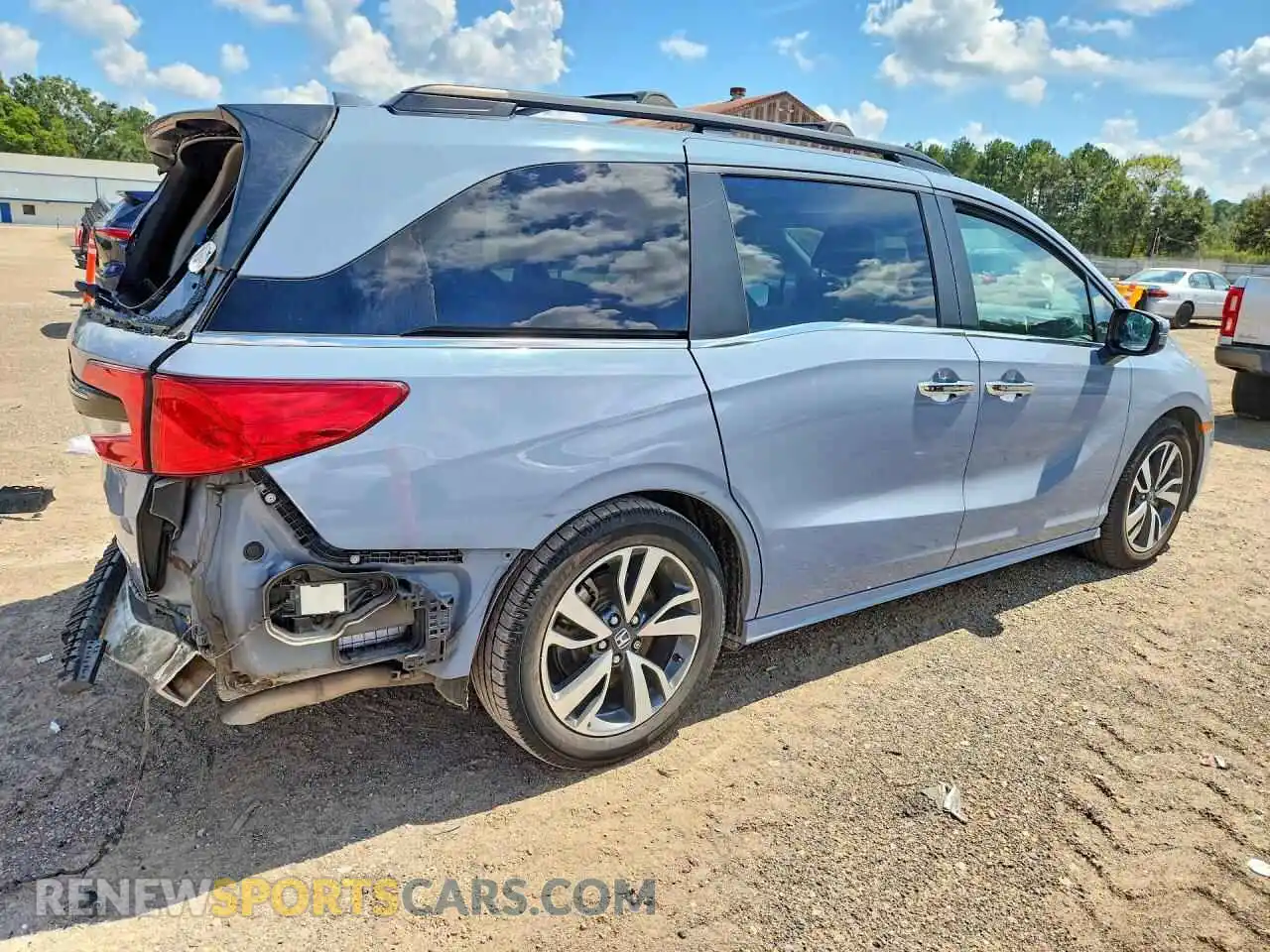 3 fotografías del automóvil dañado 5FNRL6H86PB018865 HONDA ODYSSEY 2023