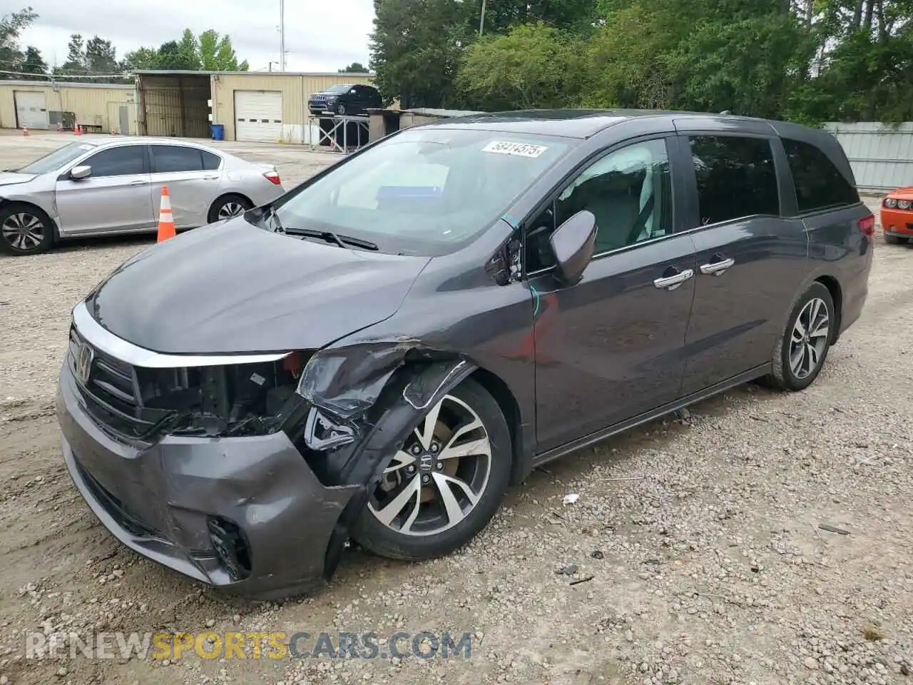 1 Photograph of a damaged car 5FNRL6H86PB024066 HONDA ODYSSEY 2023