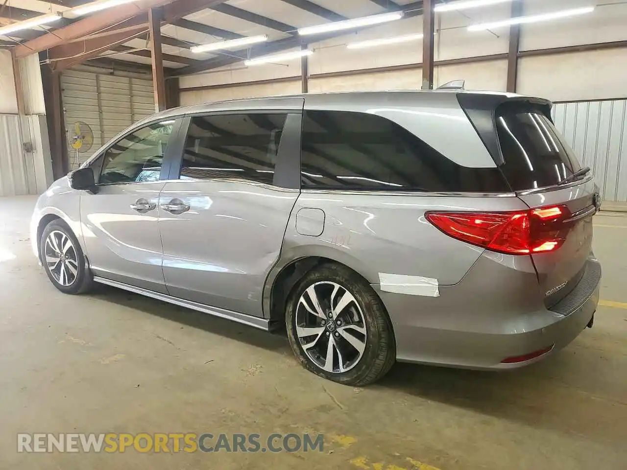 2 fotografías del automóvil dañado 5FNRL6H86PB027226 HONDA ODYSSEY 2023