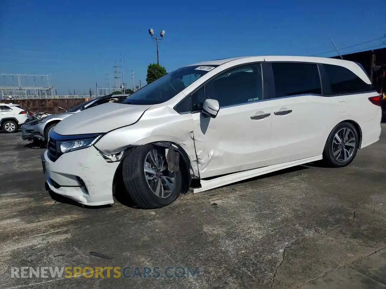 1 Photograph of a damaged car 5FNRL6H86PB049548 HONDA ODYSSEY 2023
