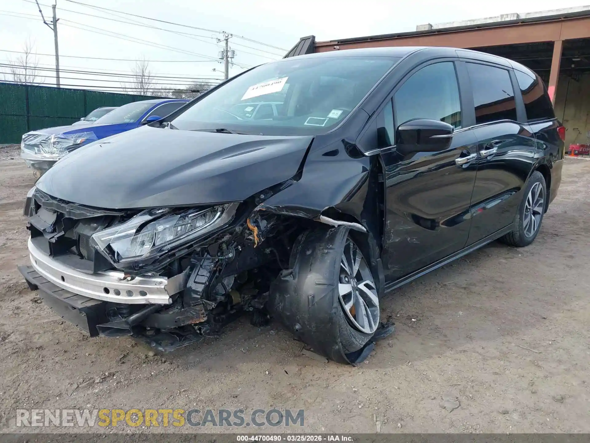 2 Photograph of a damaged car 5FNRL6H86PB076040 HONDA ODYSSEY 2023