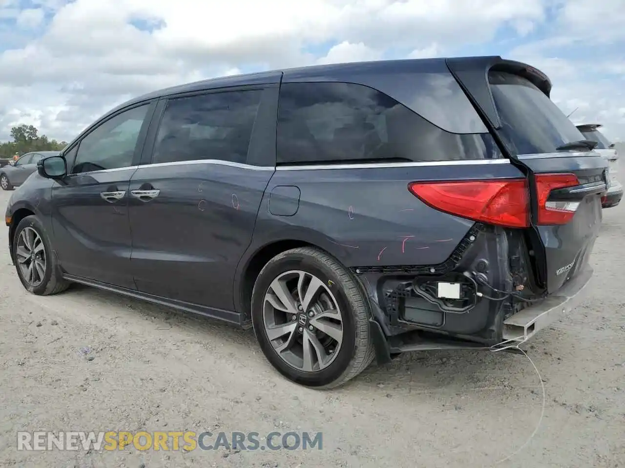 2 Photograph of a damaged car 5FNRL6H87PB005767 HONDA ODYSSEY 2023