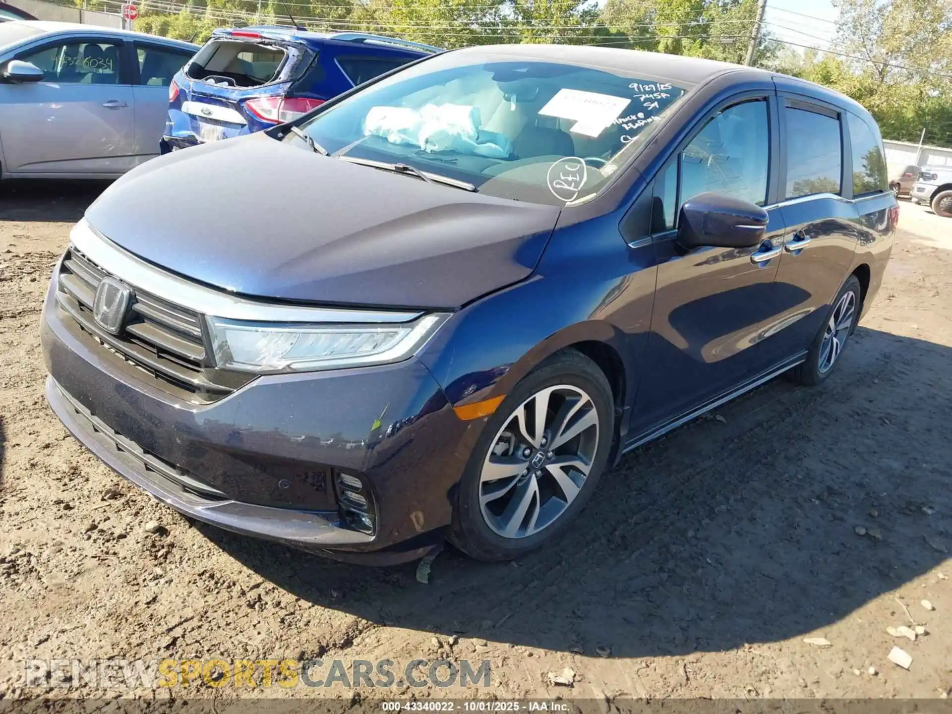 2 Photograph of a damaged car 5FNRL6H87PB046402 HONDA ODYSSEY 2023