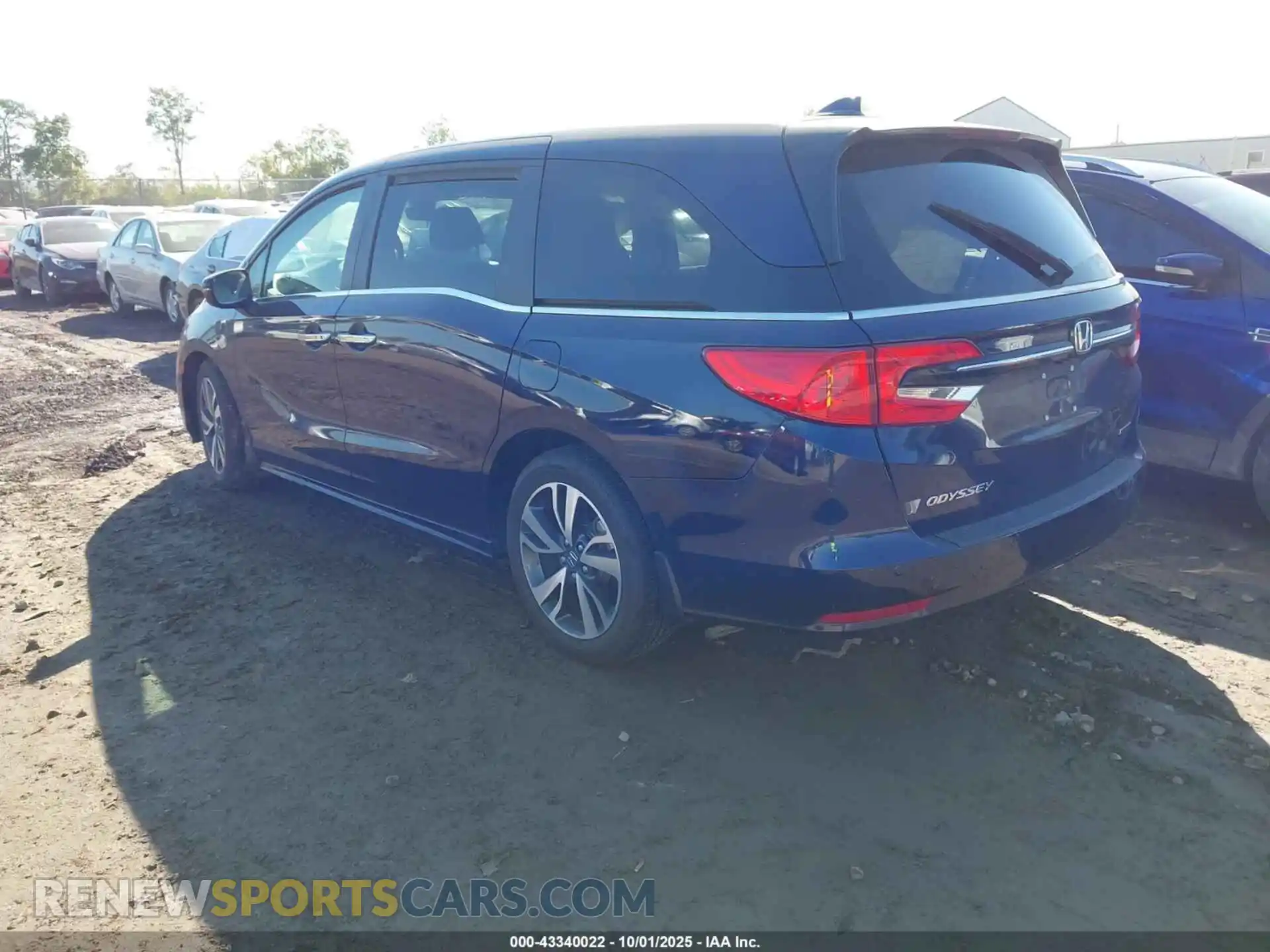 3 Photograph of a damaged car 5FNRL6H87PB046402 HONDA ODYSSEY 2023