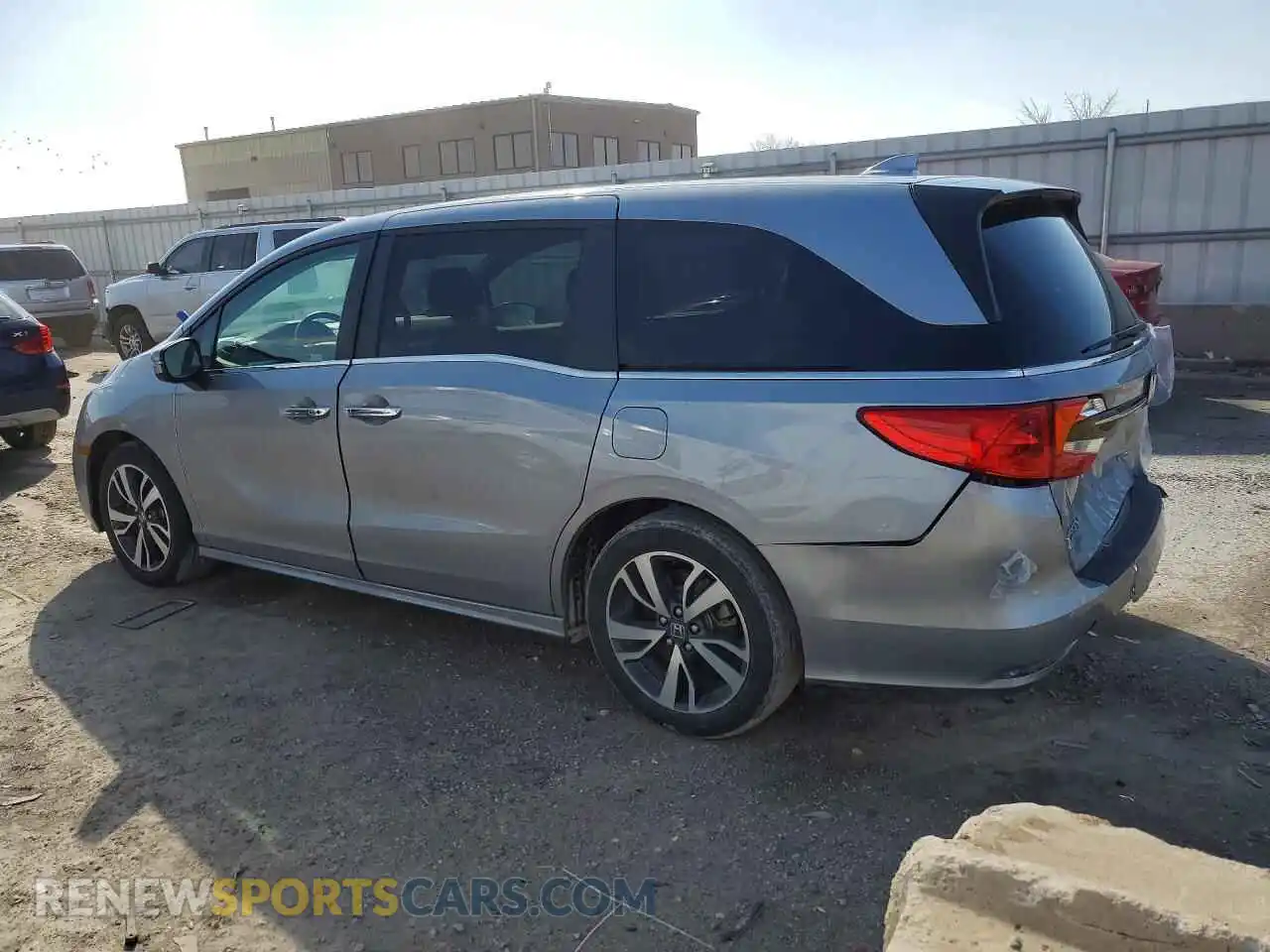 2 fotografías del automóvil dañado 5FNRL6H87PB074569 HONDA ODYSSEY 2023