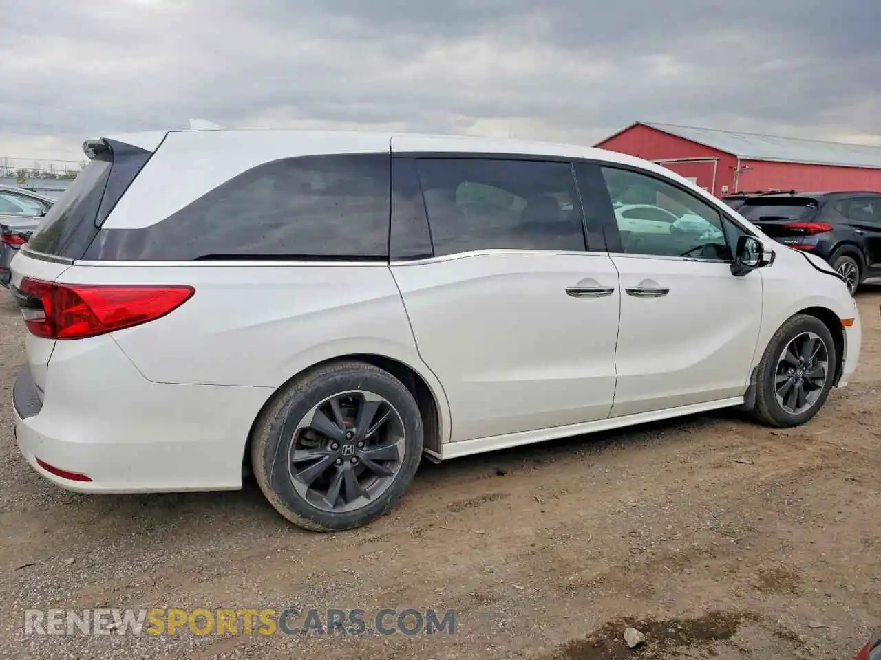 3 Photograph of a damaged car 5FNRL6H87PB503712 HONDA ODYSSEY 2023