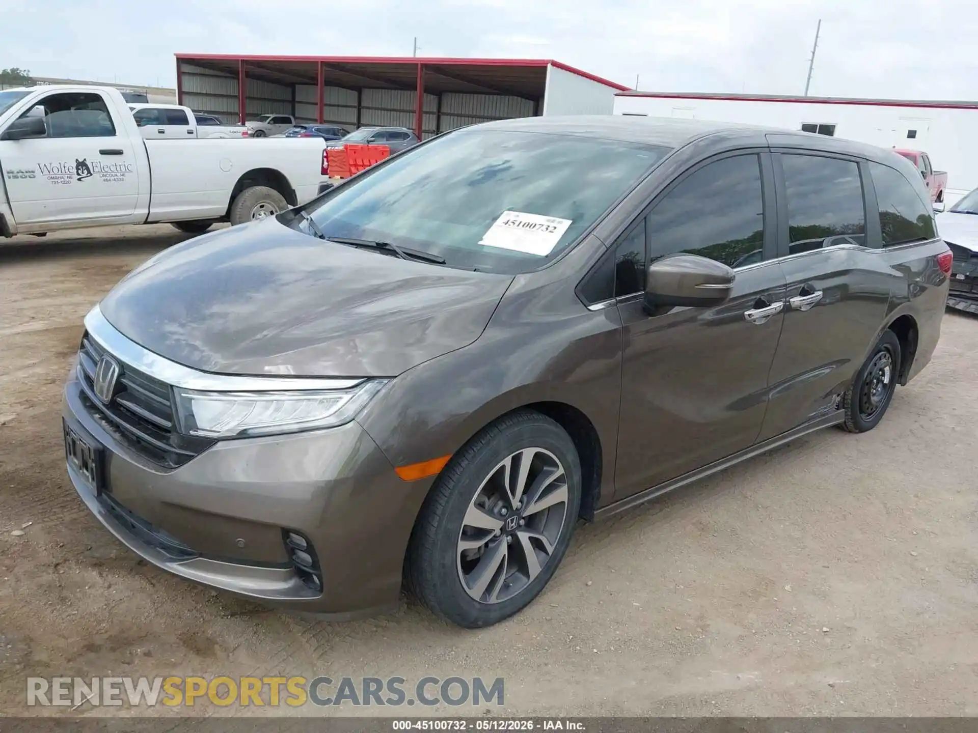 2 Фотография поврежденного автомобиля 5FNRL6H88PB007981 HONDA ODYSSEY 2023
