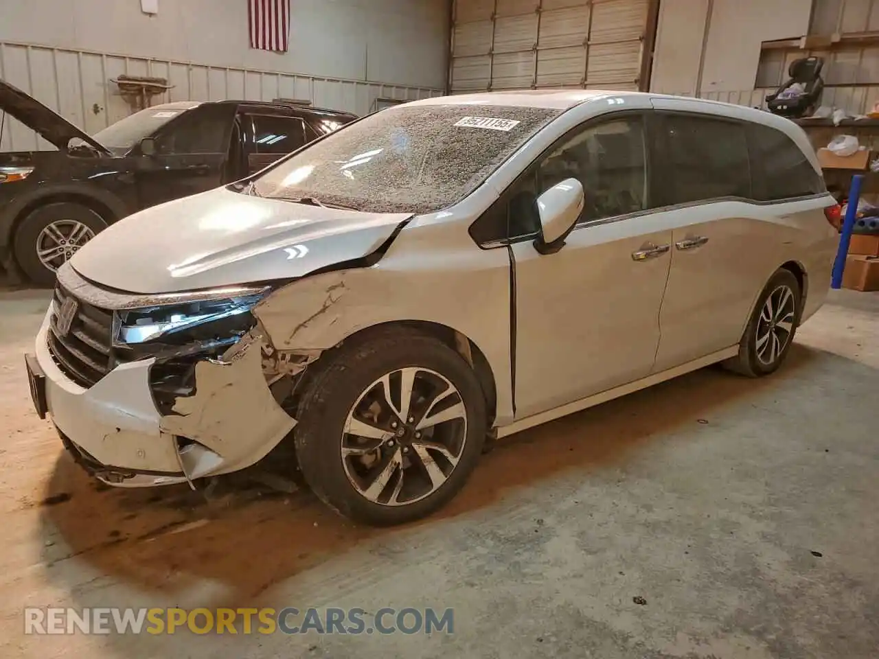 1 Photograph of a damaged car 5FNRL6H88PB044450 HONDA ODYSSEY 2023