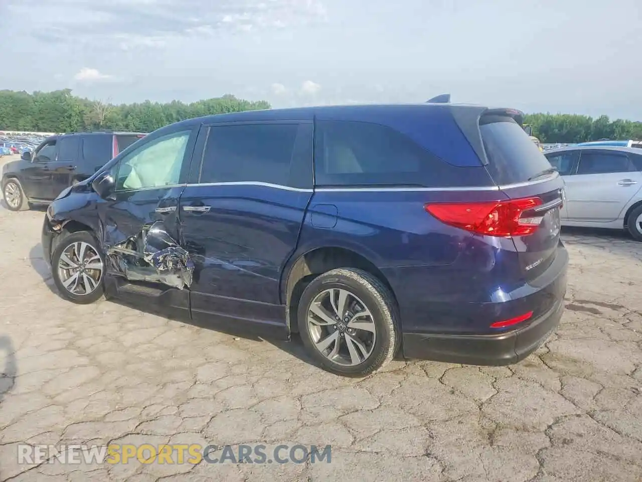 2 Photograph of a damaged car 5FNRL6H89PB011215 HONDA ODYSSEY 2023