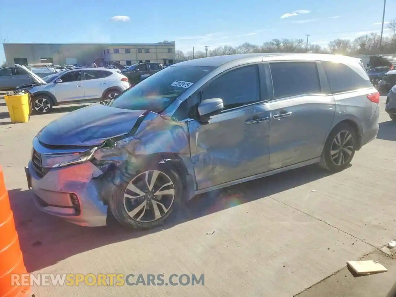 1 Photograph of a damaged car 5FNRL6H89PB018083 HONDA ODYSSEY 2023