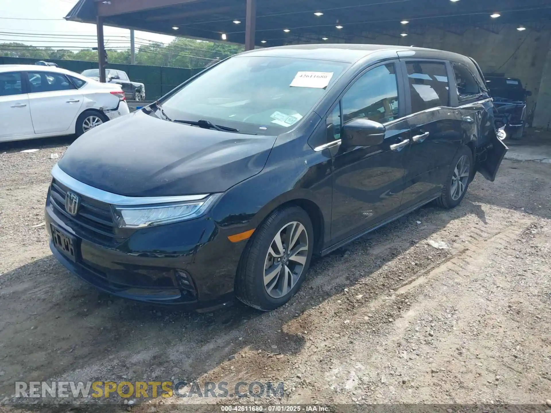 2 Photograph of a damaged car 5FNRL6H89PB022036 HONDA ODYSSEY 2023