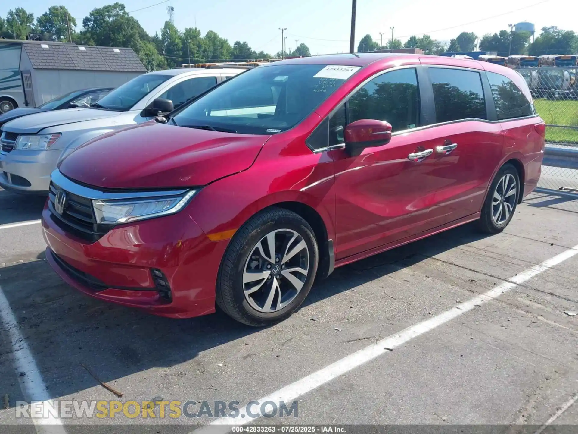 2 Photograph of a damaged car 5FNRL6H89PB022277 HONDA ODYSSEY 2023