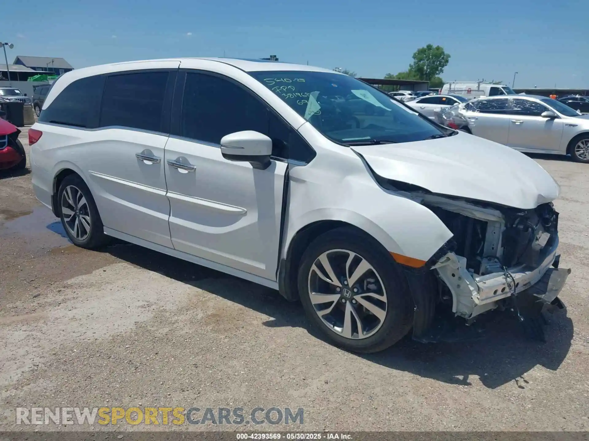 1 fotografías del automóvil dañado 5FNRL6H89PB024207 HONDA ODYSSEY 2023