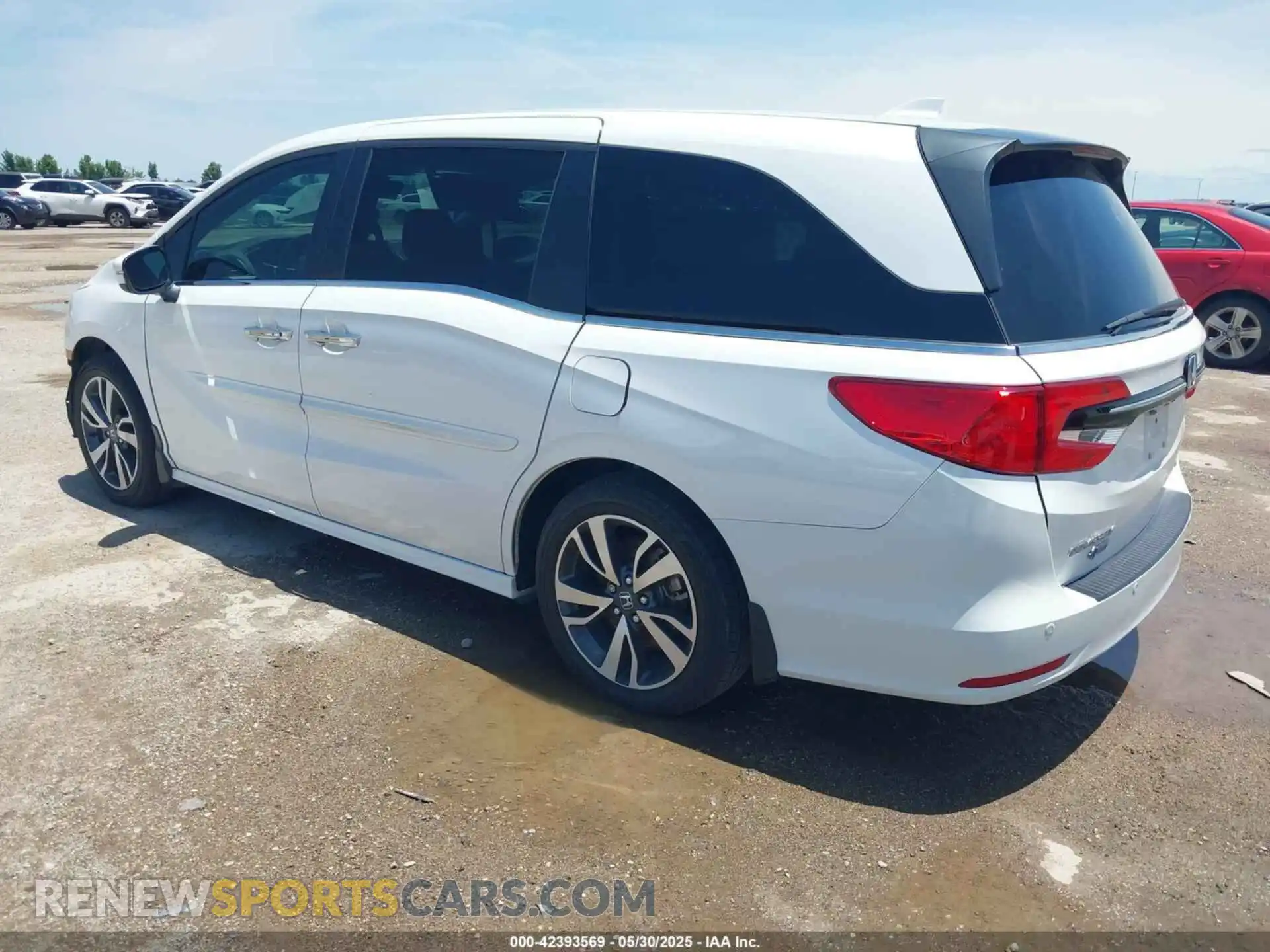 3 fotografías del automóvil dañado 5FNRL6H89PB024207 HONDA ODYSSEY 2023