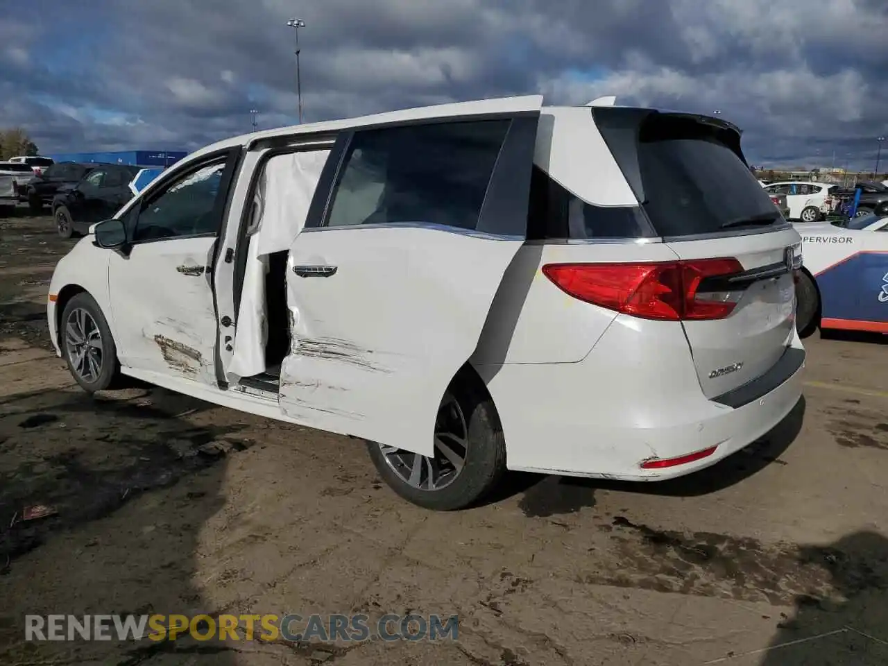 2 Фотография поврежденного автомобиля 5FNRL6H89PB047163 HONDA ODYSSEY 2023