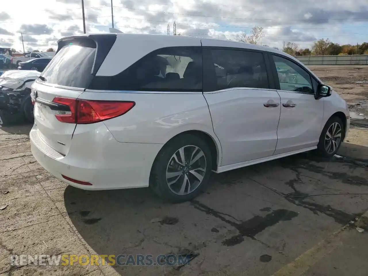 3 Фотография поврежденного автомобиля 5FNRL6H89PB047163 HONDA ODYSSEY 2023