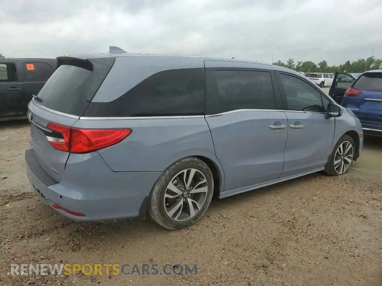 3 fotografías del automóvil dañado 5FNRL6H8XPB006475 HONDA ODYSSEY 2023
