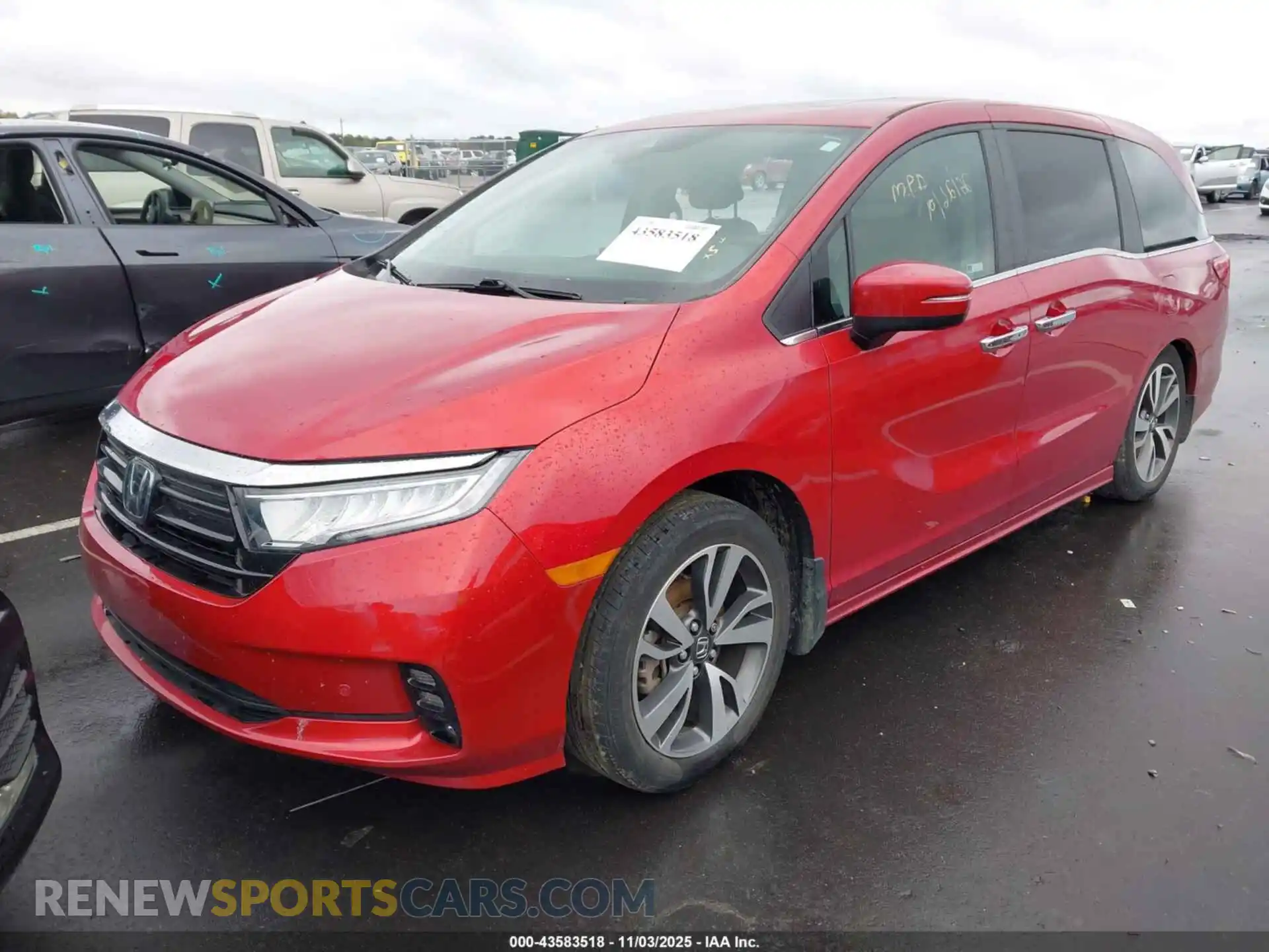 2 Photograph of a damaged car 5FNRL6H8XPB014625 HONDA ODYSSEY 2023