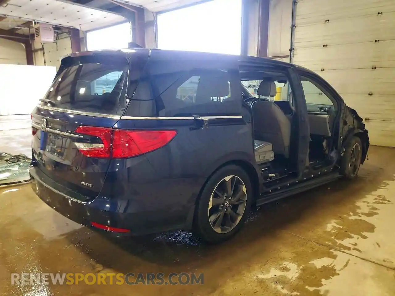 3 fotografías del automóvil dañado 5FNRL6H90PB064510 HONDA ODYSSEY 2023