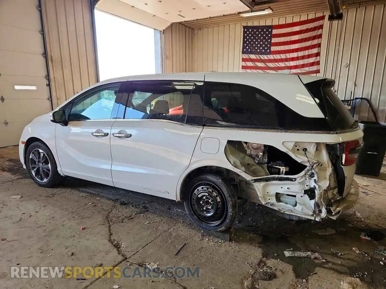 2 Photograph of a damaged car 5FNRL6H91PB014277 HONDA ODYSSEY 2023
