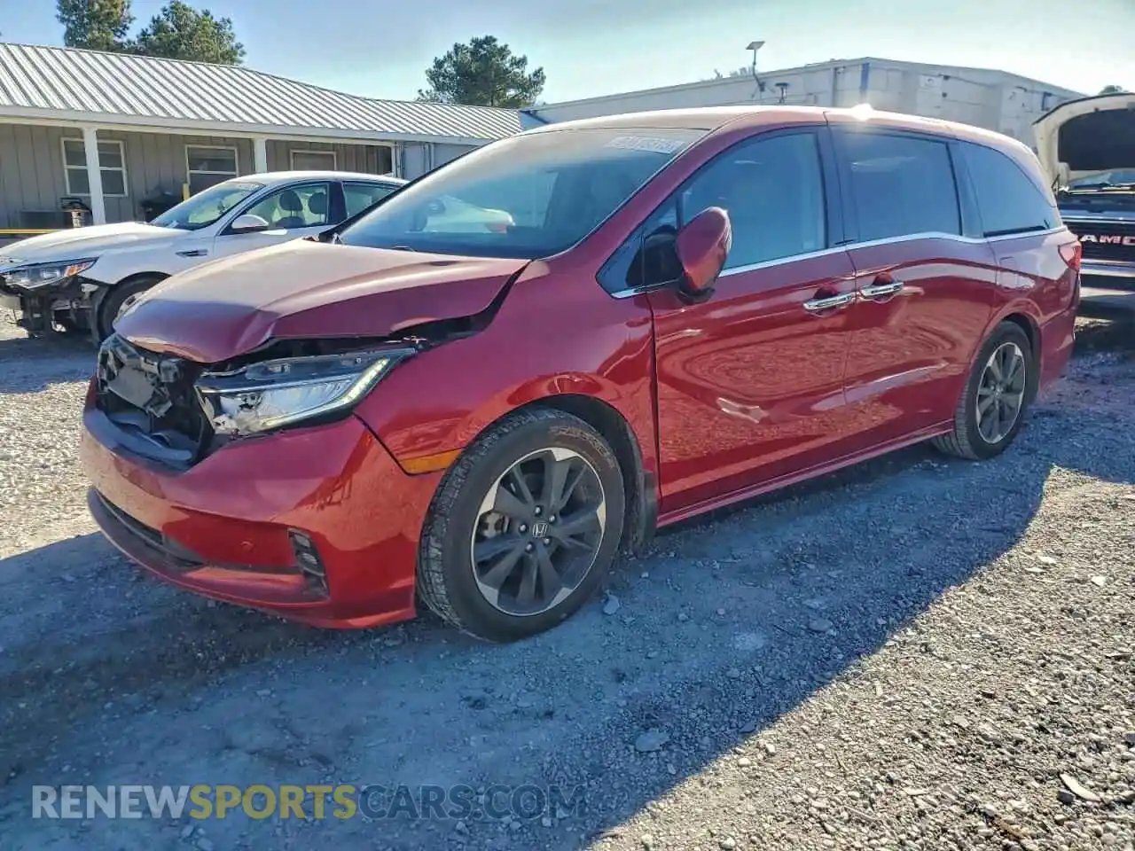 1 Photograph of a damaged car 5FNRL6H91PB054567 HONDA ODYSSEY 2023