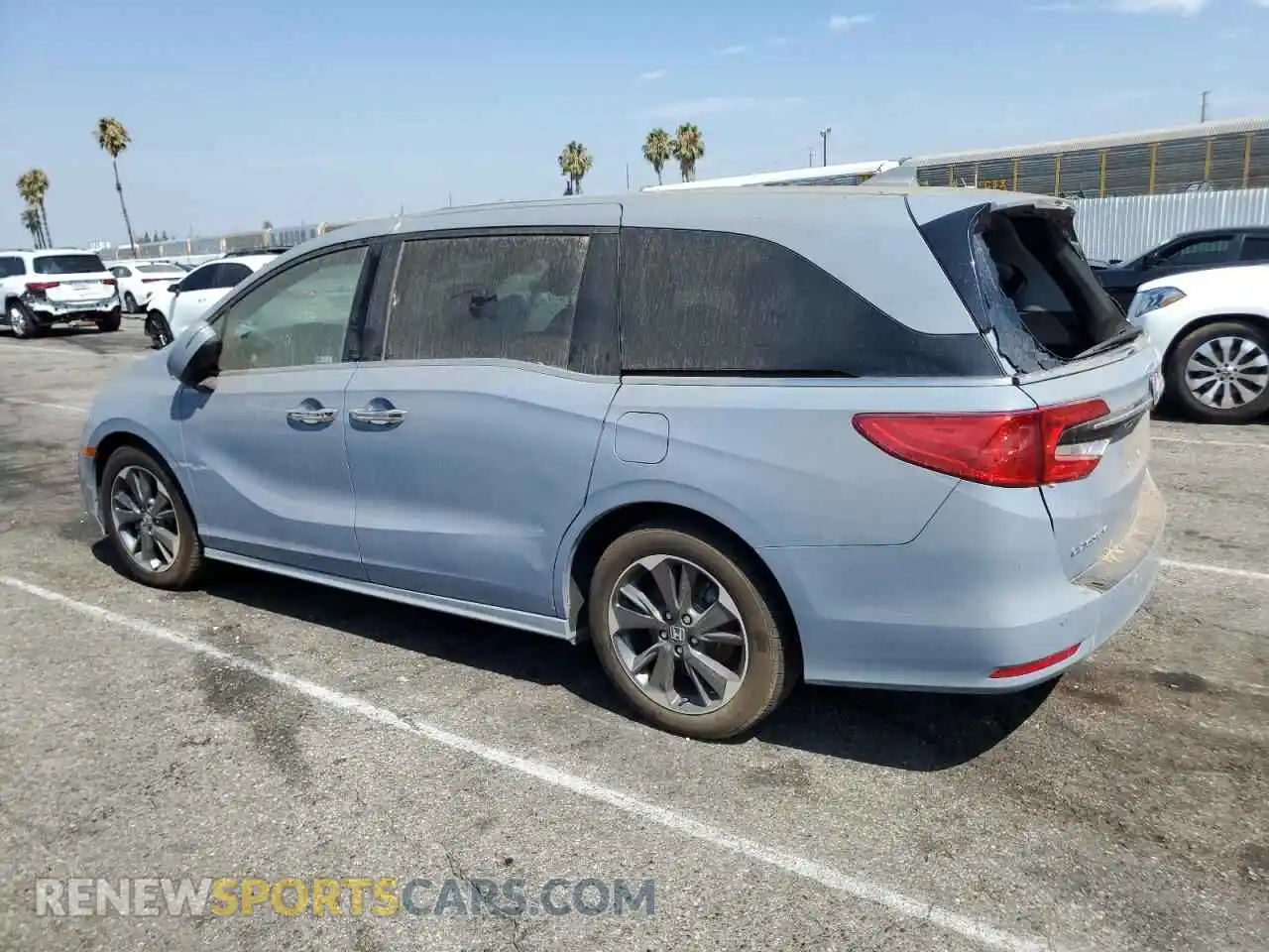 2 Фотография поврежденного автомобиля 5FNRL6H92PB013588 HONDA ODYSSEY 2023