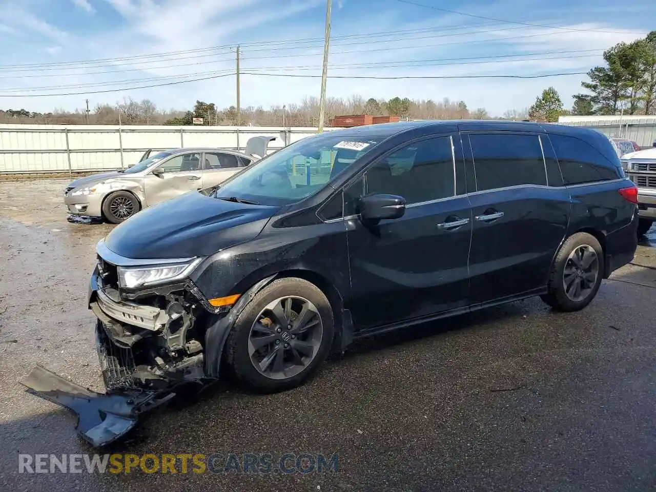 1 Photograph of a damaged car 5FNRL6H92PB073015 HONDA ODYSSEY 2023
