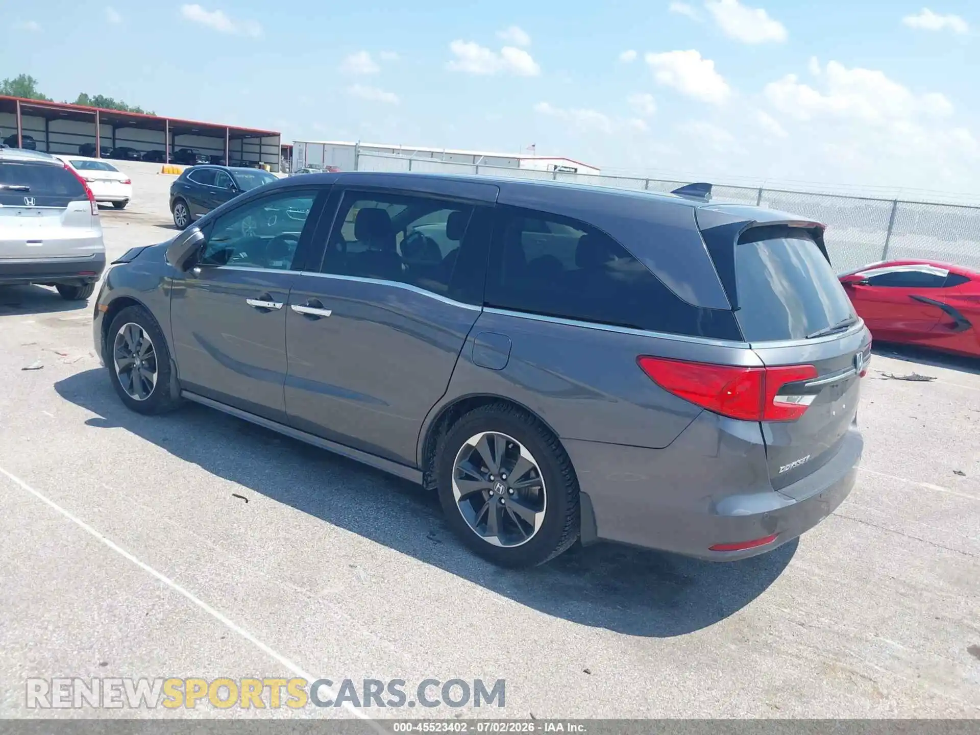 3 Фотография поврежденного автомобиля 5FNRL6H93PB056756 HONDA ODYSSEY 2023