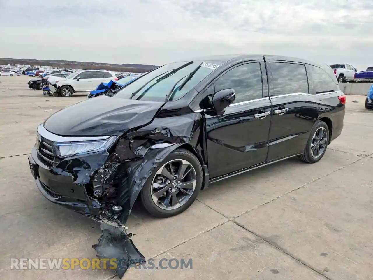 1 Photograph of a damaged car 5FNRL6H95PB017599 HONDA ODYSSEY 2023