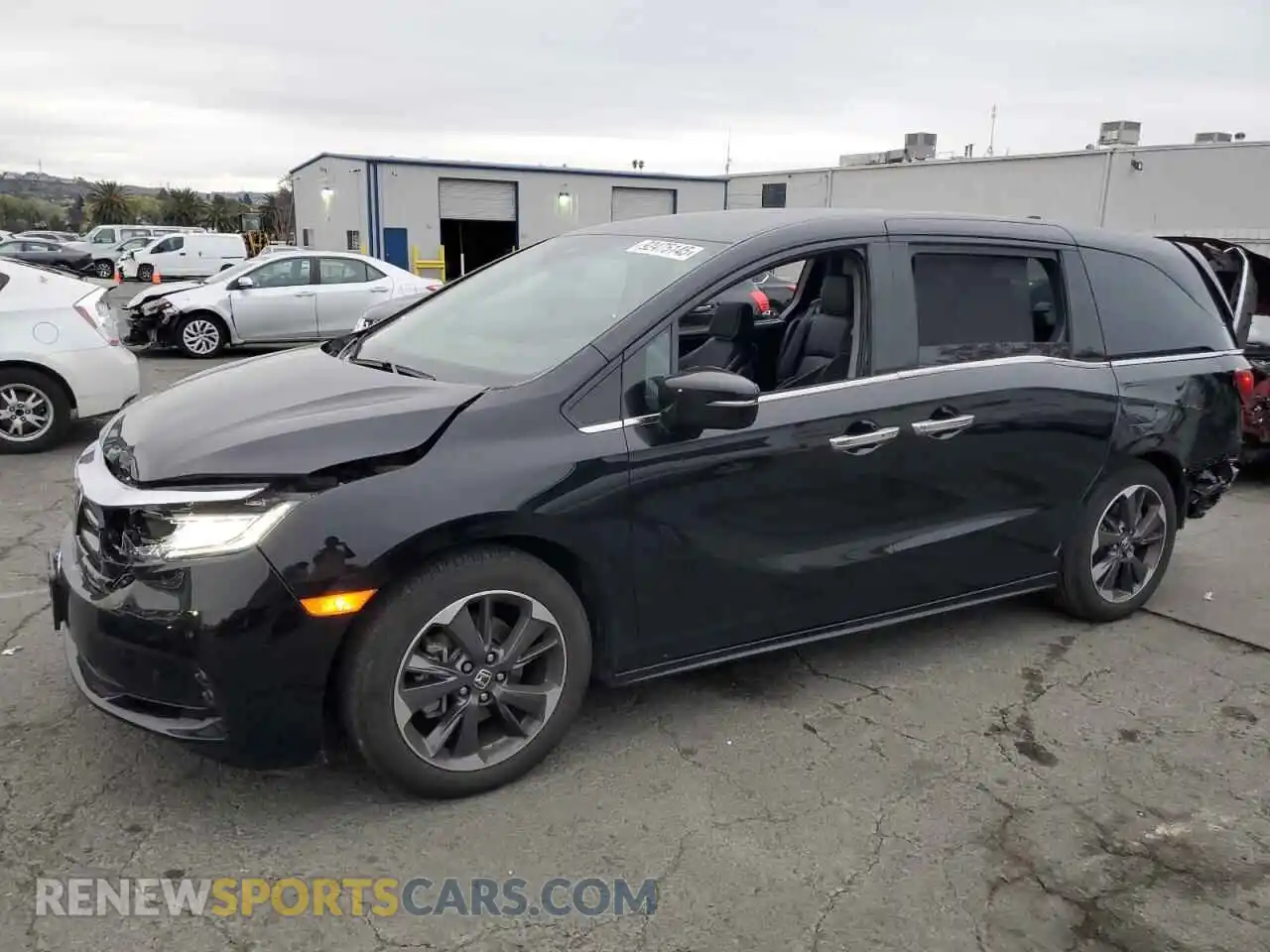 1 Photograph of a damaged car 5FNRL6H95PB058752 HONDA ODYSSEY 2023