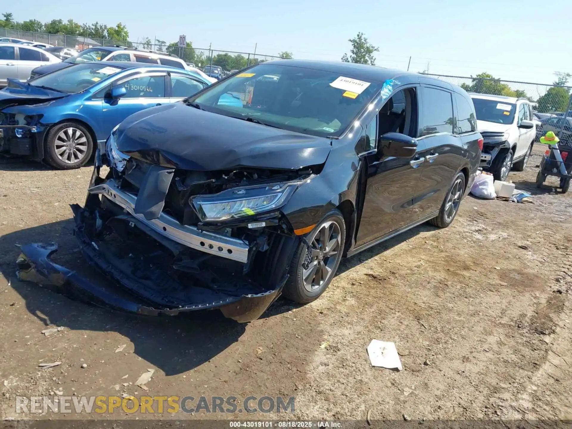 2 Photograph of a damaged car 5FNRL6H95PB065474 HONDA ODYSSEY 2023