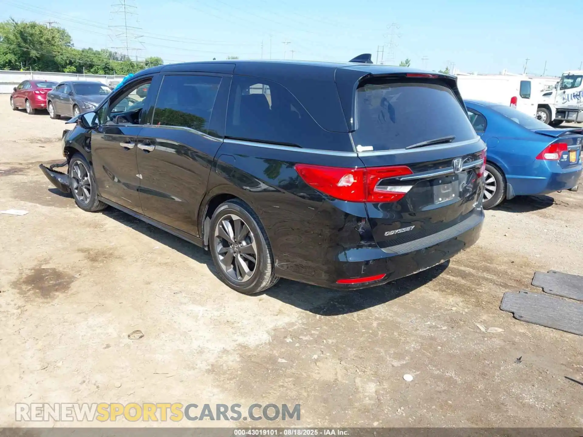 3 Photograph of a damaged car 5FNRL6H95PB065474 HONDA ODYSSEY 2023
