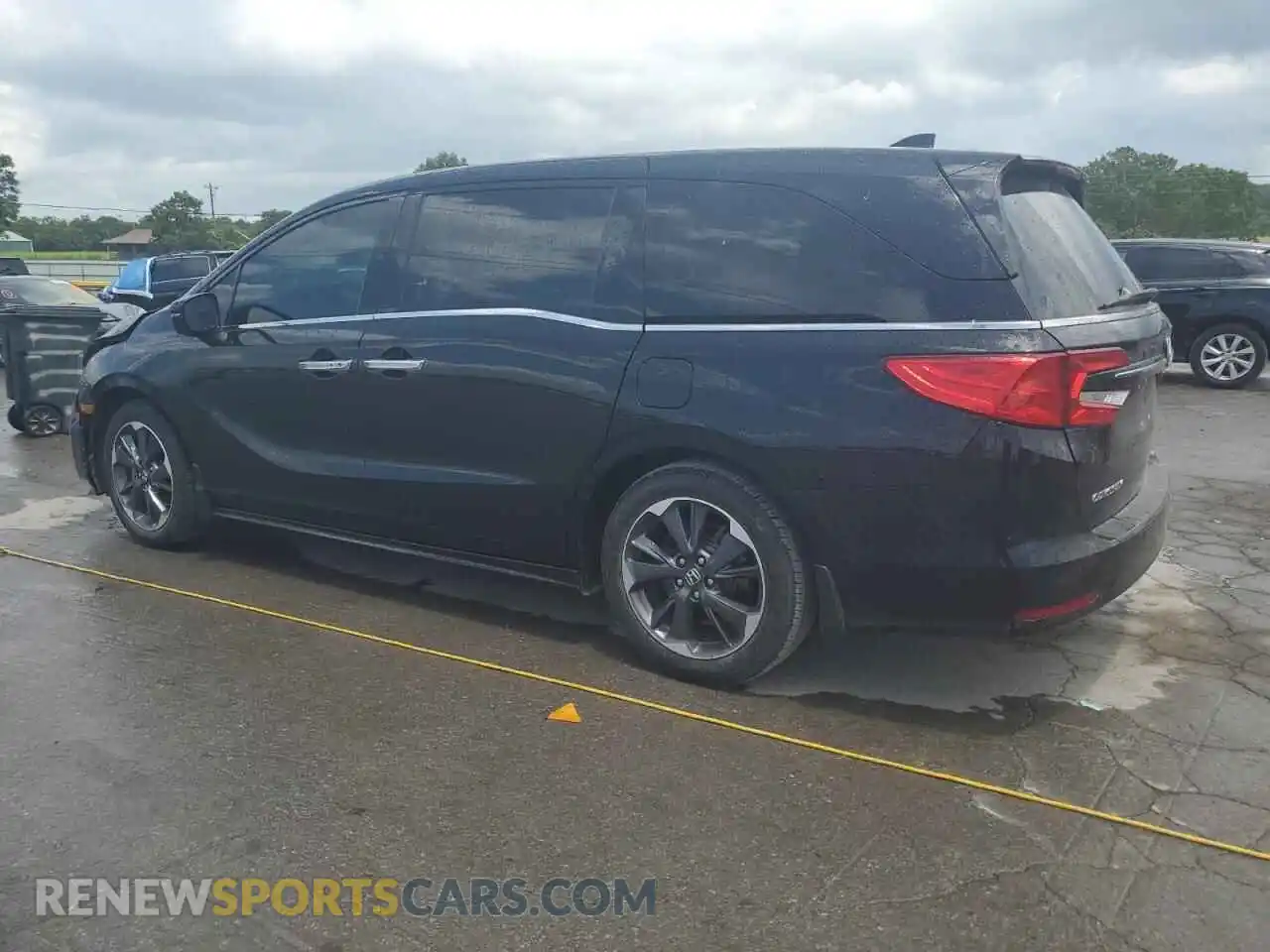2 Photograph of a damaged car 5FNRL6H96PB001525 HONDA ODYSSEY 2023