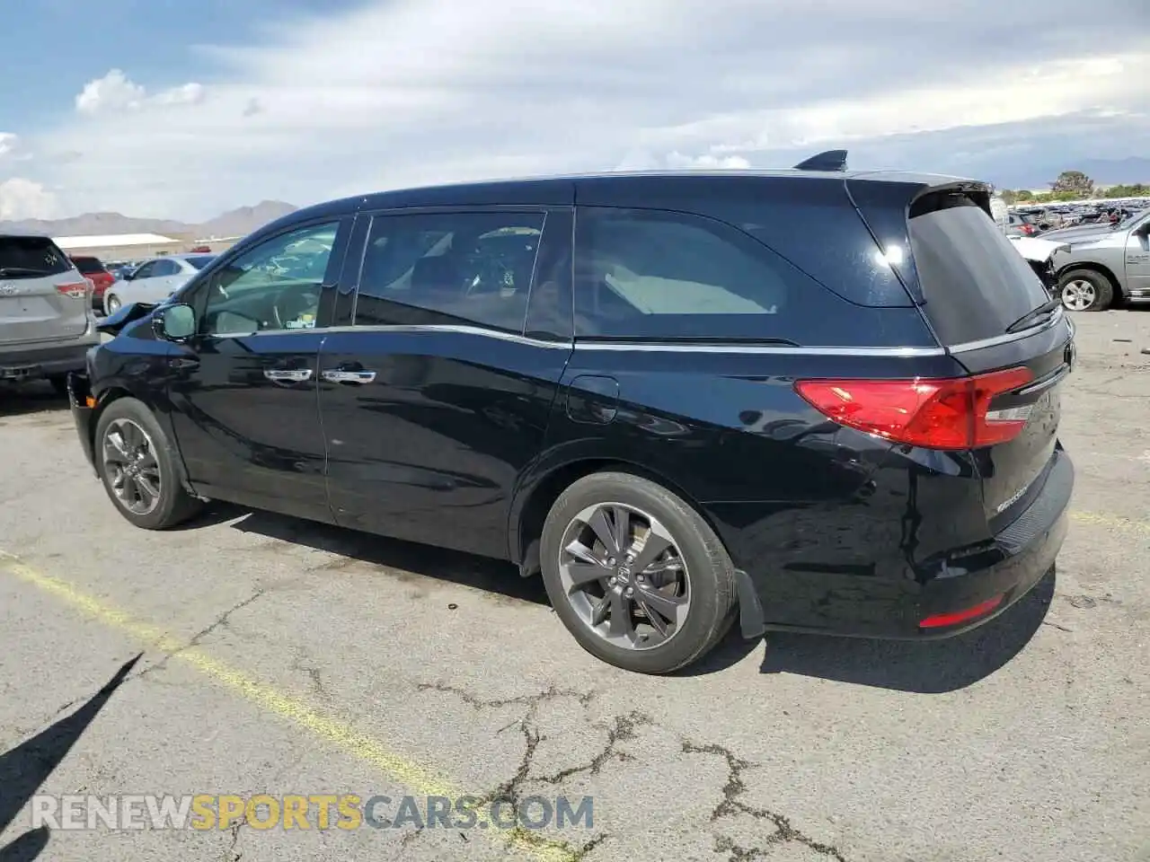 2 Photograph of a damaged car 5FNRL6H96PB006305 HONDA ODYSSEY 2023
