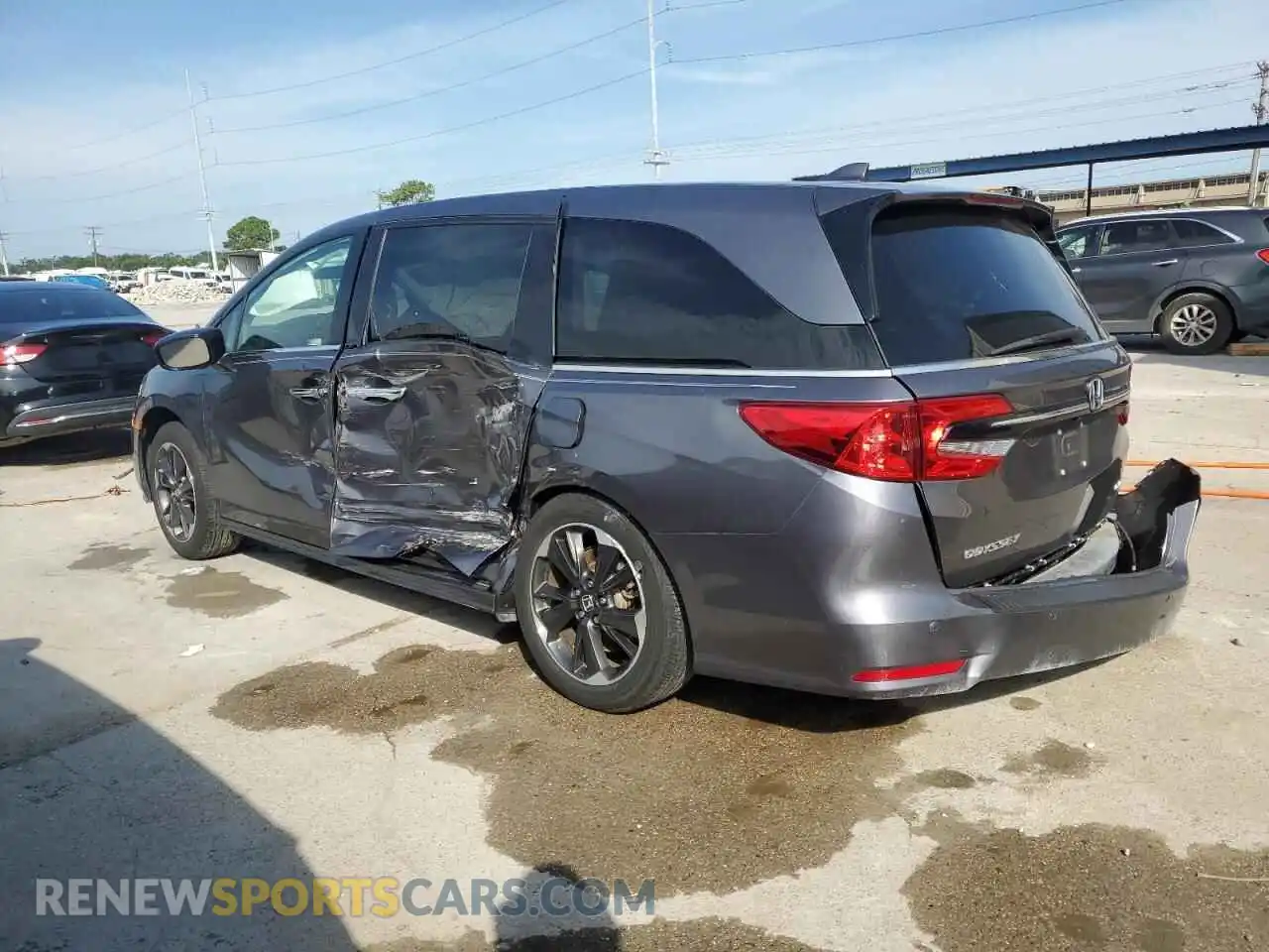 2 Фотография поврежденного автомобиля 5FNRL6H96PB039255 HONDA ODYSSEY 2023