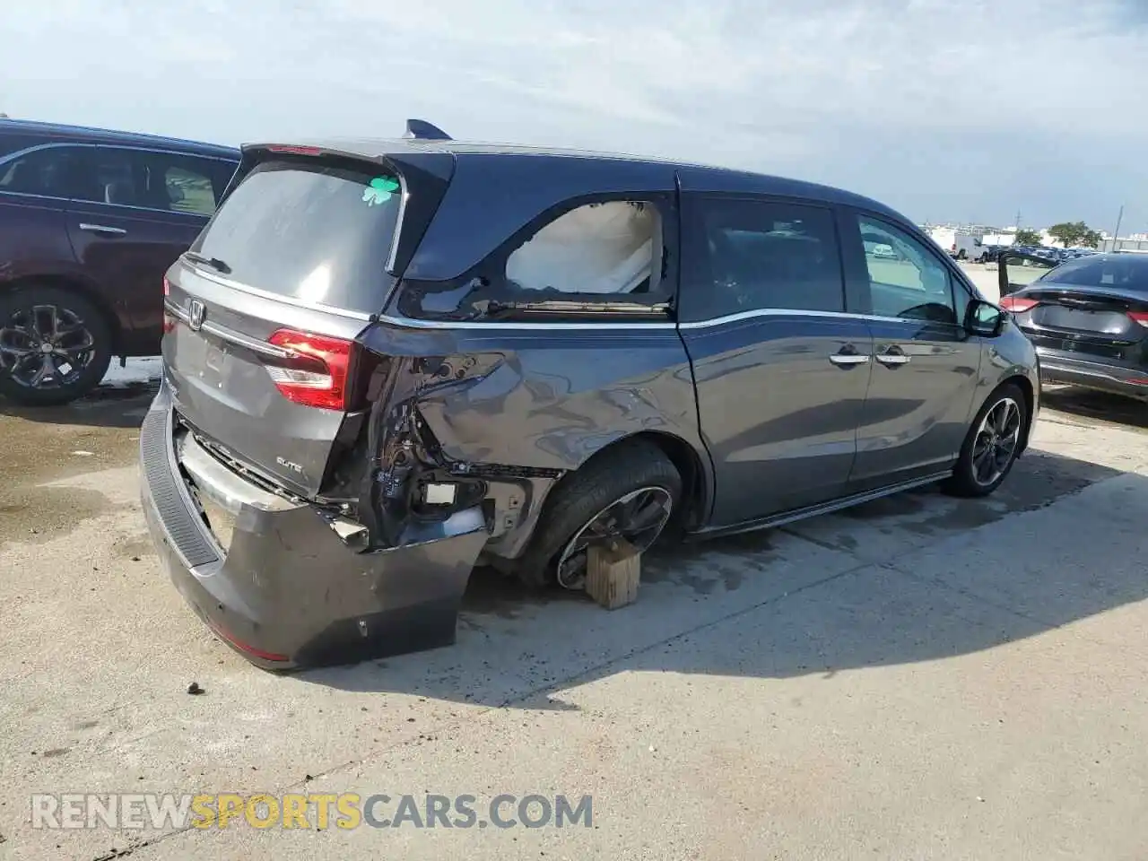 3 Фотография поврежденного автомобиля 5FNRL6H96PB039255 HONDA ODYSSEY 2023