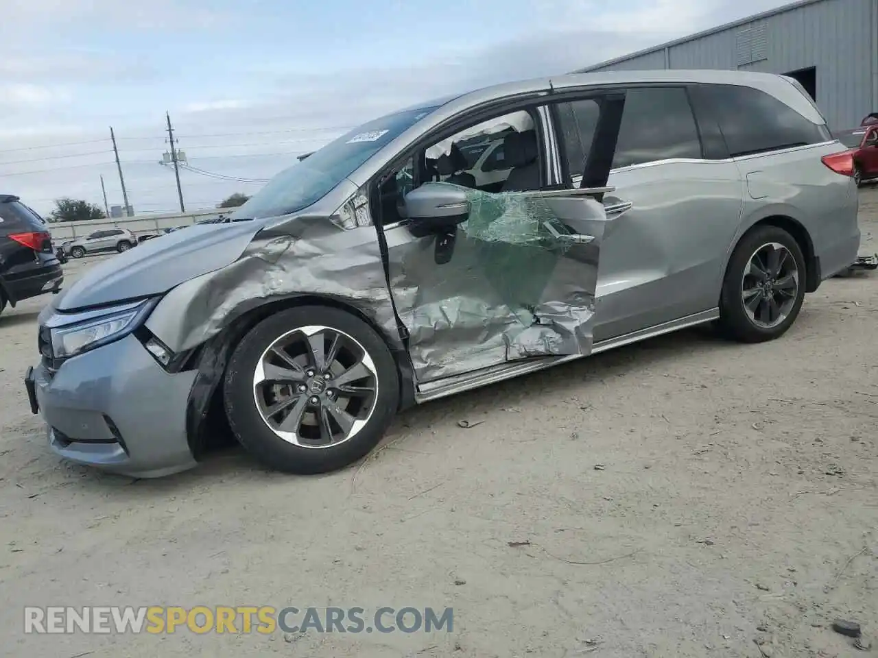 1 Photograph of a damaged car 5FNRL6H97PB015515 HONDA ODYSSEY 2023