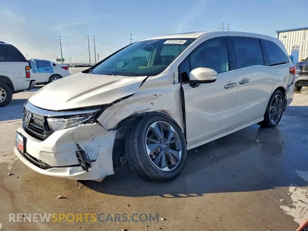 1 Photograph of a damaged car 5FNRL6H97PB019449 HONDA ODYSSEY 2023