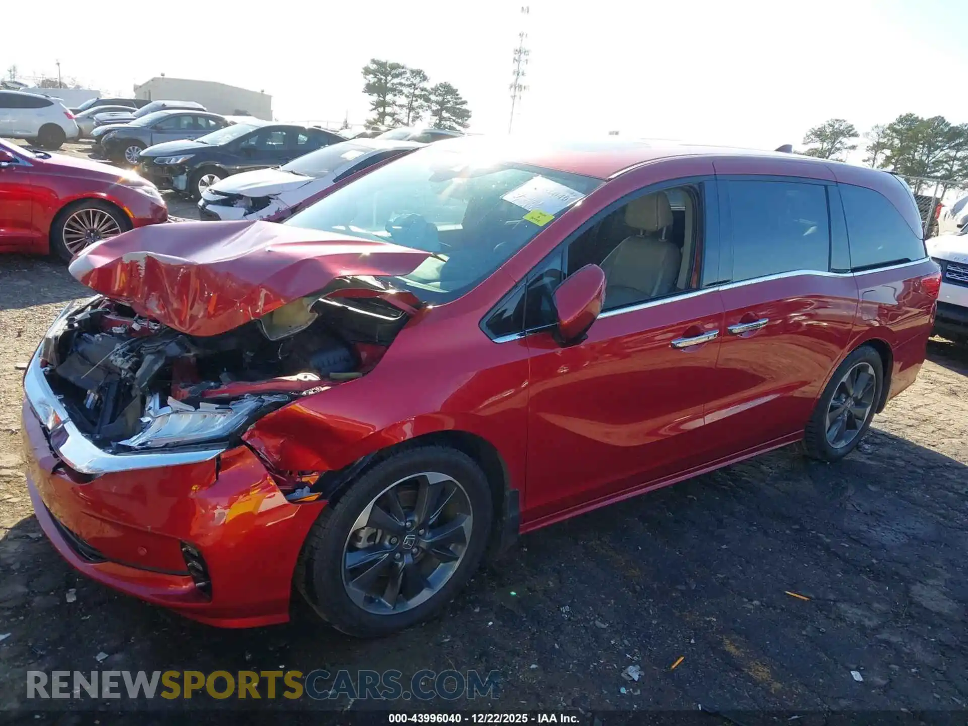 2 Photograph of a damaged car 5FNRL6H98PB015474 HONDA ODYSSEY 2023