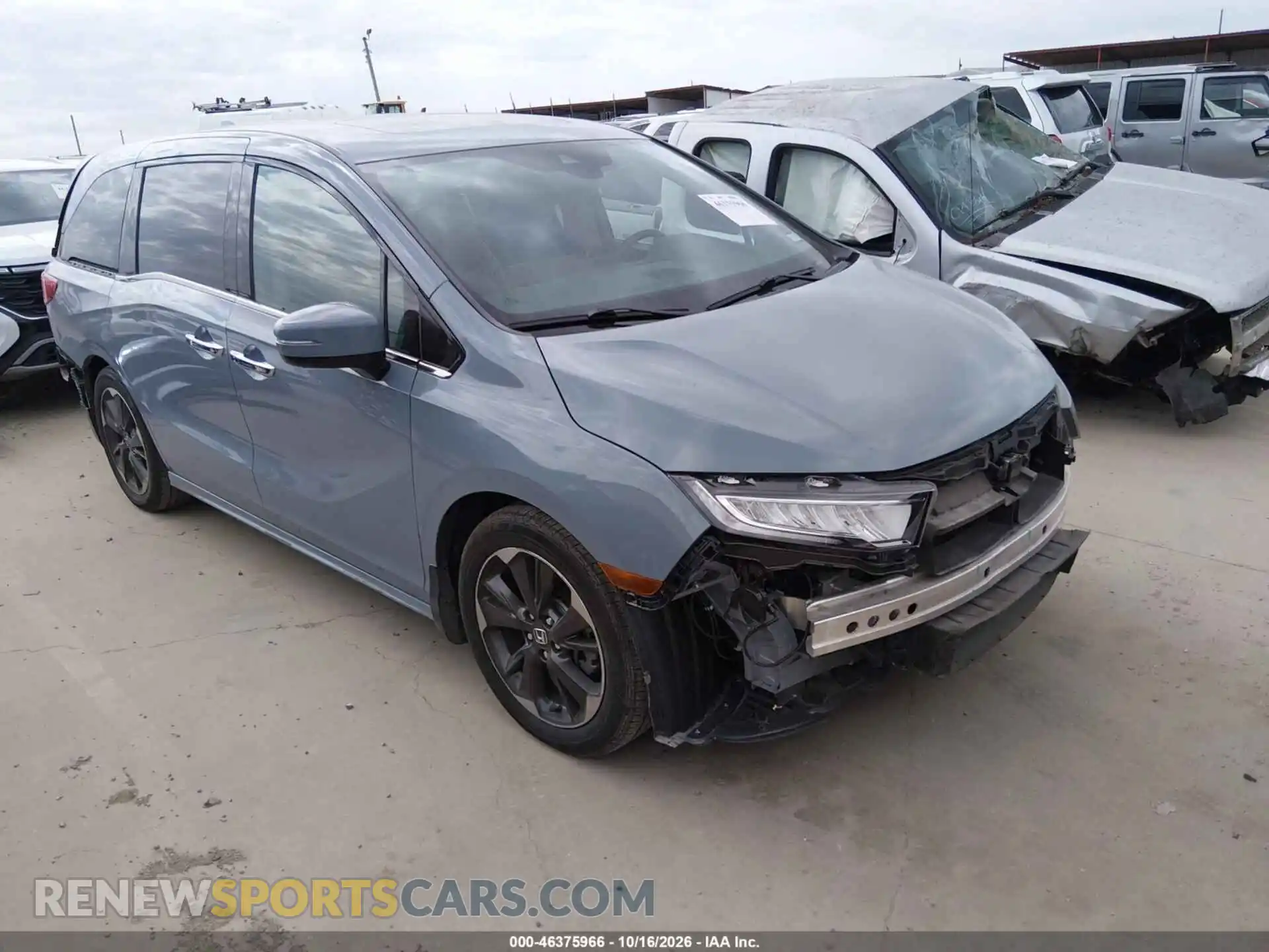 1 fotografías del automóvil dañado 5FNRL6H98PB032257 HONDA ODYSSEY 2023