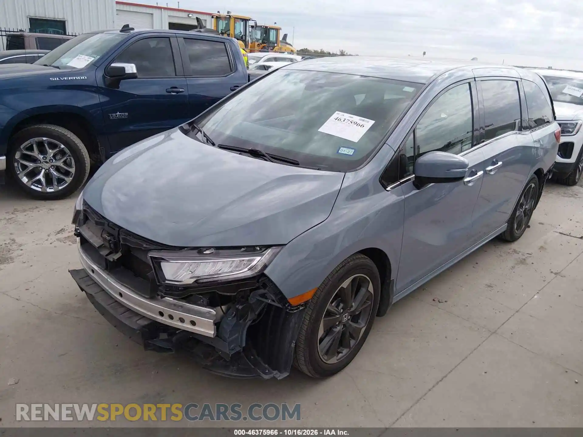 2 fotografías del automóvil dañado 5FNRL6H98PB032257 HONDA ODYSSEY 2023